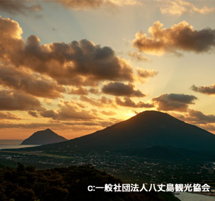 登龍峠からの夕焼け（イメージ）
